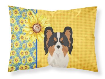 Summer Sunflowers Tricolor Papillon Standard Pillowcase Lightweight Super Soft Easy Care Decorative Artwork Pillowcase, Standard