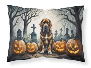 Bloodhound Spooky Halloween Standard Pillowcase Lightweight Super Soft Easy Care Decorative Artwork Pillowcase, Standard