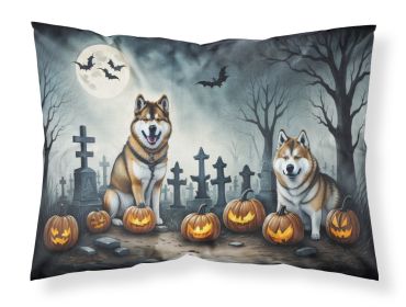Akita Spooky Halloween Standard Pillowcase Lightweight Super Soft Easy Care Decorative Artwork Pillowcase, Standard