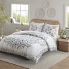 3 Piece Floral Duvet Cover Set