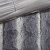 3PC Faux Fur Comforter Set