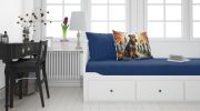 Airedale Terrier Spooky Halloween Standard Pillowcase Lightweight Super Soft Easy Care Decorative Artwork Pillowcase, Standard