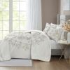 3 Piece Tufted Cotton Chenille Duvet Cover Set