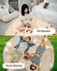 Burrito Tortilla Blankets Funny Gifts for Your Family and Friends; Cute Food Wrap Blanket for Adults; Kids and Teens; 71 inches Soft and Fuzzy Throw B