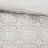 4 Piece Embroidered Cotton Reversible Duvet Cover Set