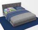 New Hampshire Purple Lilac in Watercolor Standard Pillowcase Lightweight Super Soft Easy Care Decorative Artwork Pillowcase, Standard