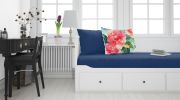 Alabama Camellia in Watercolor Standard Pillowcase Lightweight Super Soft Easy Care Decorative Artwork Pillowcase, Standard