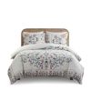 3 Piece Floral Duvet Cover Set
