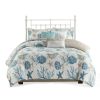6 Piece Cotton Sateen Duvet Cover Set