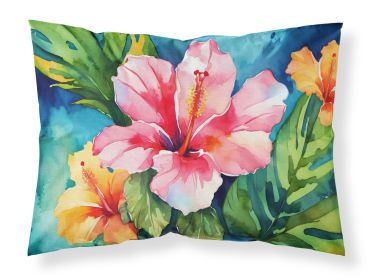 Hawaii Hawaiian Hibiscus in Watercolor Standard Pillowcase Lightweight Super Soft Easy Care Decorative Artwork Pillowcase, Standard (Default: Default)