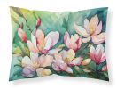 Louisiana Magnolias in Watercolor Standard Pillowcase Lightweight Super Soft Easy Care Decorative Artwork Pillowcase, Standard