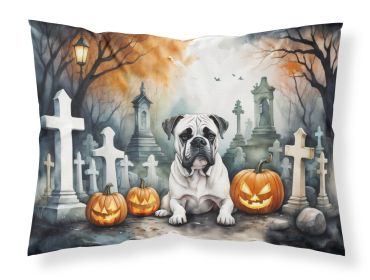 Boxer Spooky Halloween Standard Pillowcase Lightweight Super Soft Easy Care Decorative Artwork Pillowcase, Standard (Default: Default)