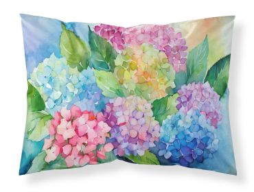 Hydrangeas in Watercolor Standard Pillowcase Lightweight Super Soft Easy Care Decorative Artwork Pillowcase, Standard (Default: Default)