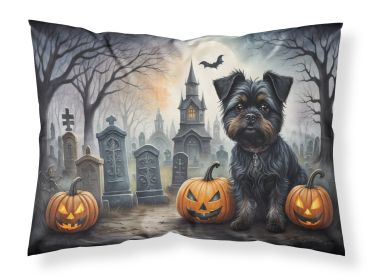 Affenpinscher Spooky Halloween Standard Pillowcase Lightweight Super Soft Easy Care Decorative Artwork Pillowcase, Standard (Default: Default)