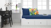 Freesias in Watercolor Standard Pillowcase Lightweight Super Soft Easy Care Decorative Artwork Pillowcase, Standard