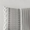 Cotton Printed Duvet Cover Set with Chenille