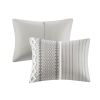 Cotton Printed Duvet Cover Set with Chenille