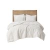 Embroidered Medallion Faux Fur Ultra Plush Comforter Mini Set