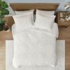 Embroidered Medallion Faux Fur Ultra Plush Comforter Mini Set