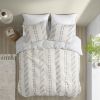 3 Piece Cotton Jacquard Duvet Cover Set