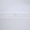 4 Piece Cotton Seersucker Duvet Cover Set