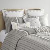 Cotton Printed Duvet Cover Set with Chenille