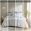3 Piece Cotton Jacquard Duvet Cover Set
