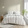 3 Piece Cotton Jacquard Duvet Cover Set
