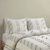 3 Piece Cotton Jacquard Duvet Cover Set