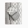 Cotton Printed Duvet Cover Set with Chenille