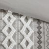 Cotton Printed Duvet Cover Set with Chenille